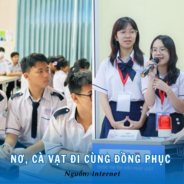 Nơ và cà vạt tạo điểm nhấn tinh tế và thu hút cho đồng phục