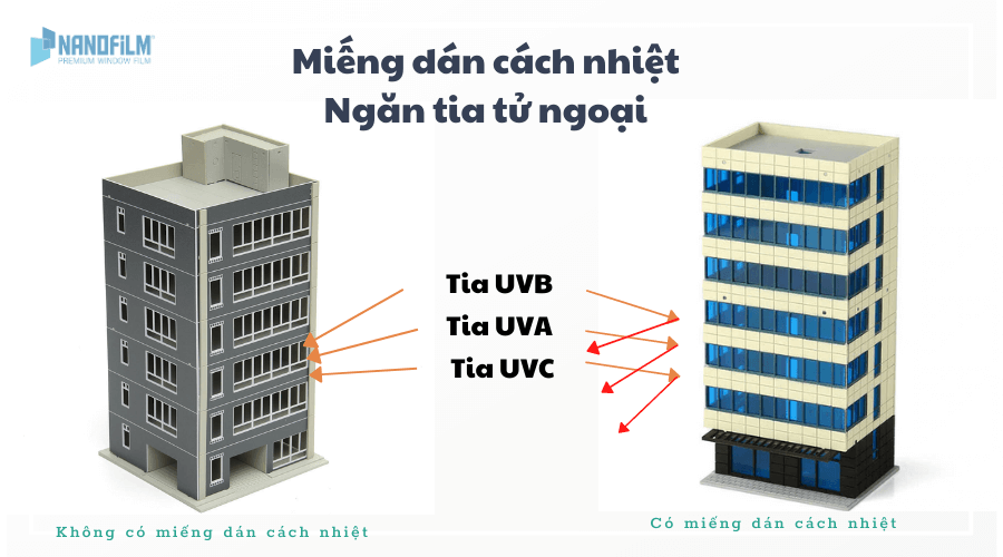 Ngăn ngừa tia tử ngoại với miếng dán cách nhiệt cho nhà kính