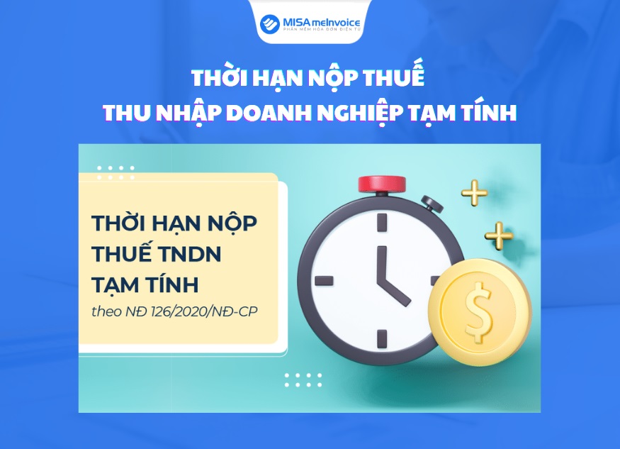 thời hạn nộp thuế thu nhập doanh nghiệp tạm tính