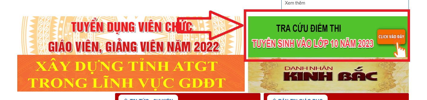 tra cuu diem thi tuyen sinh lop 10 tay ninh