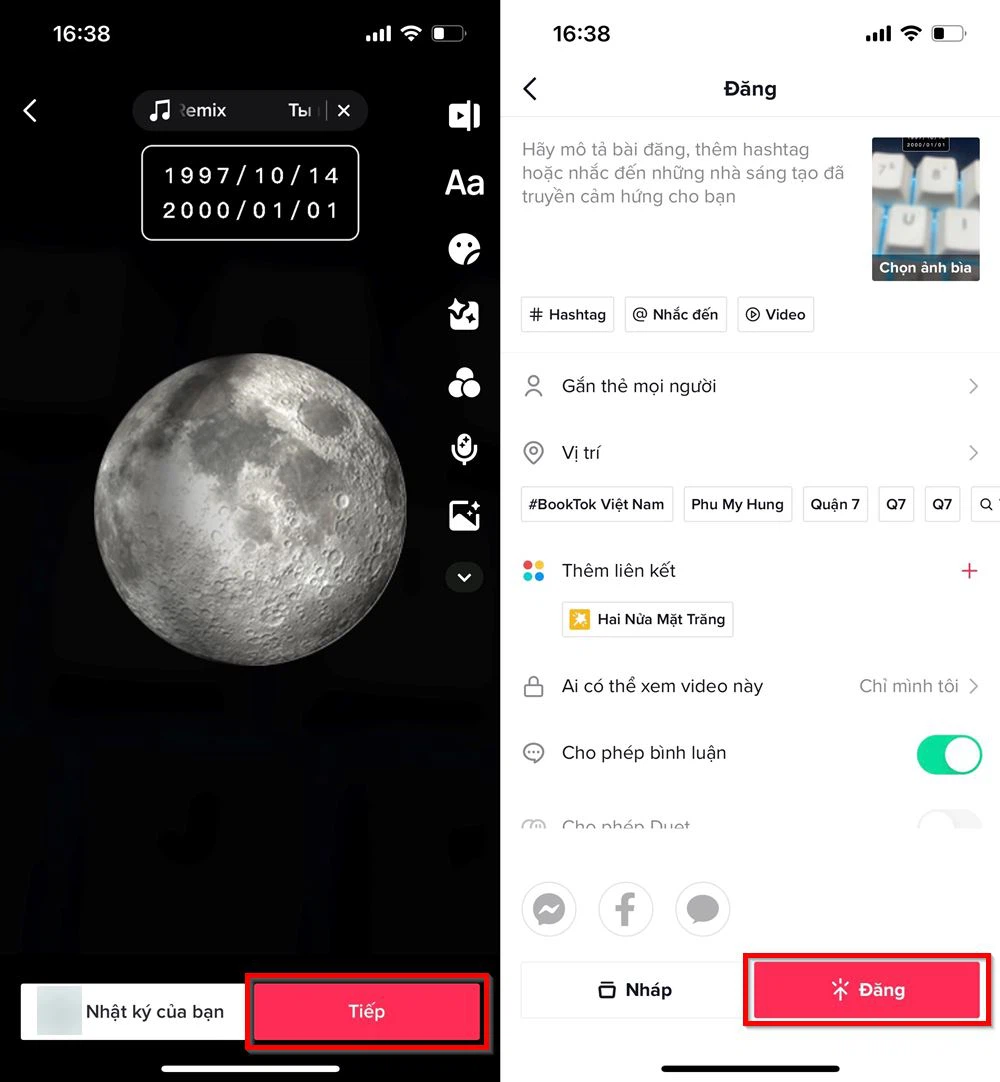 ghép mặt trăng ngày sinh 6