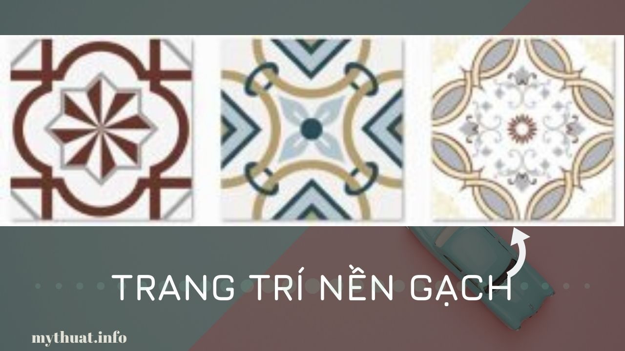 Trang trí nền gạch