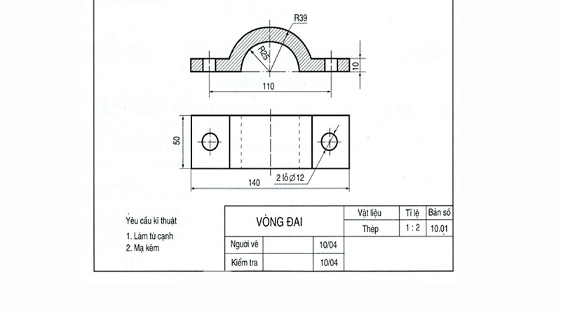 Bản vẽ gia công