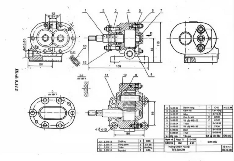 Bản vẽ chi tiết