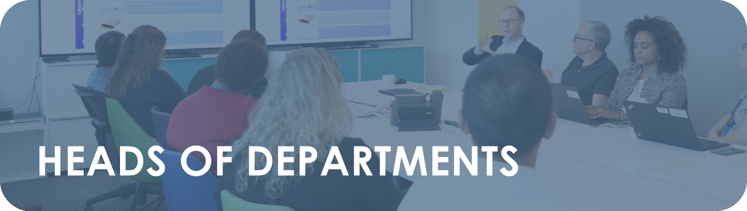 trưởng bộ môn tiếng anh là gì