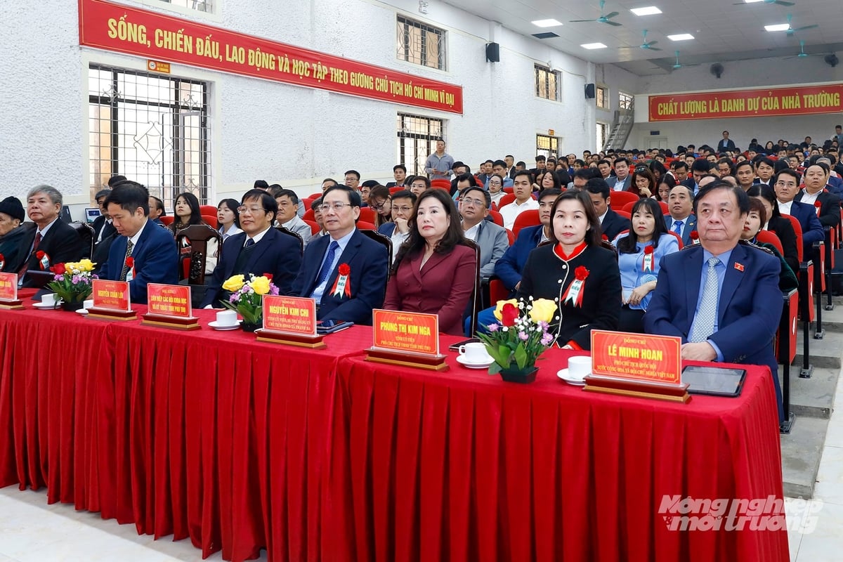 Phó Chủ tịch Quốc hội Lê Minh Hoan tham dự buổi lễ. Ảnh: Khương Trung.