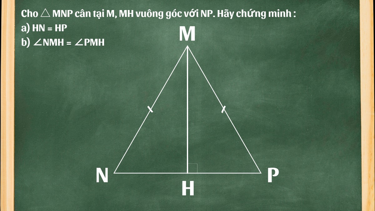 Một vài bài tập minh họa về tam giác vuông bằng nhau