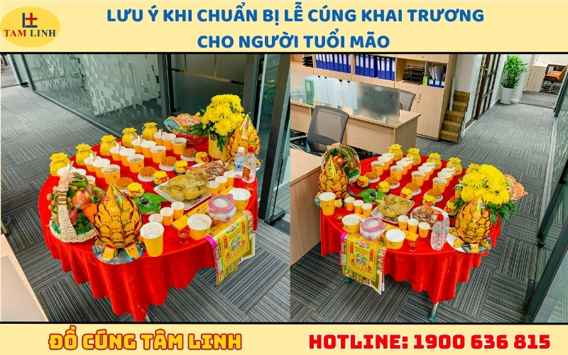 Lưu ý khi chuẩn bị lễ cúng khai trương cho người tuổi mão