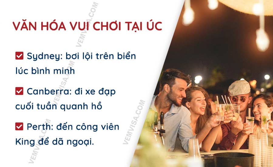 Văn hóa vui chơi giải trí tại Úc