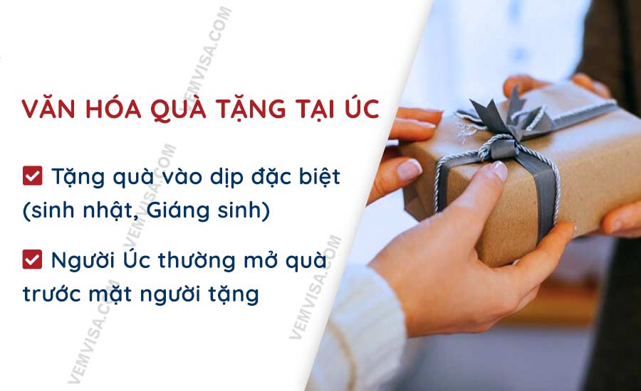 Văn hóa tặng quà tại Úc