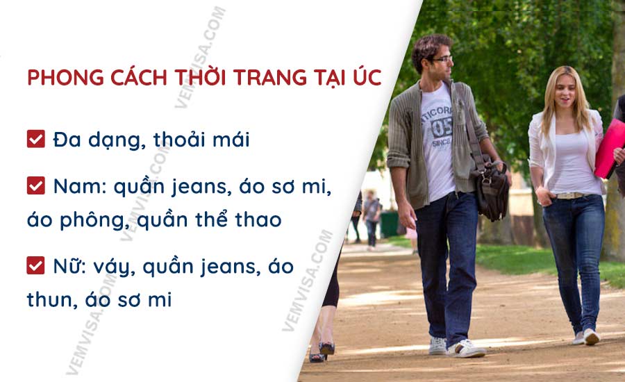 Phong cách thời trang Úc