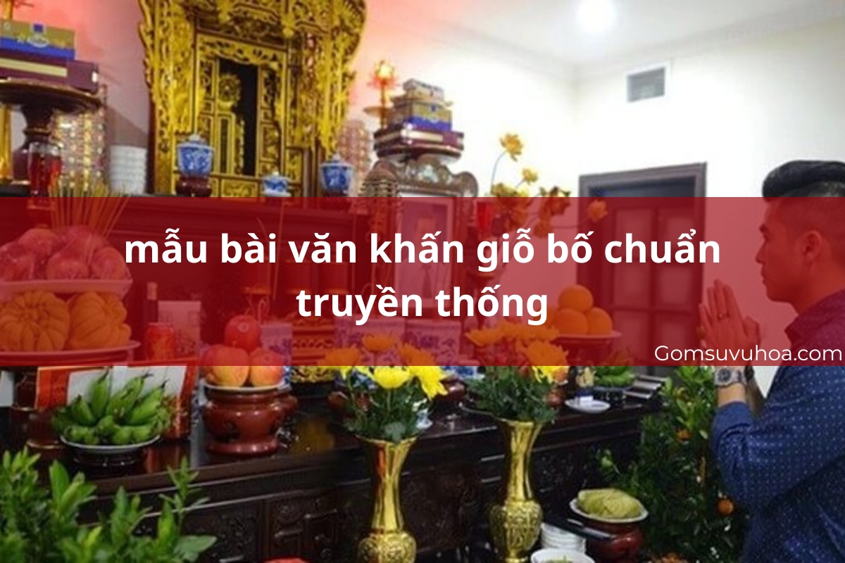 mau bai van khan gio bo chuan truyen thong