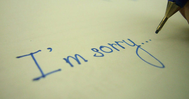 Những lời xin lỗi chân thành