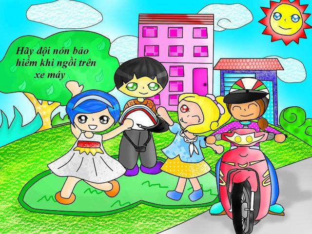 ve an toan giao thong lop 3 30