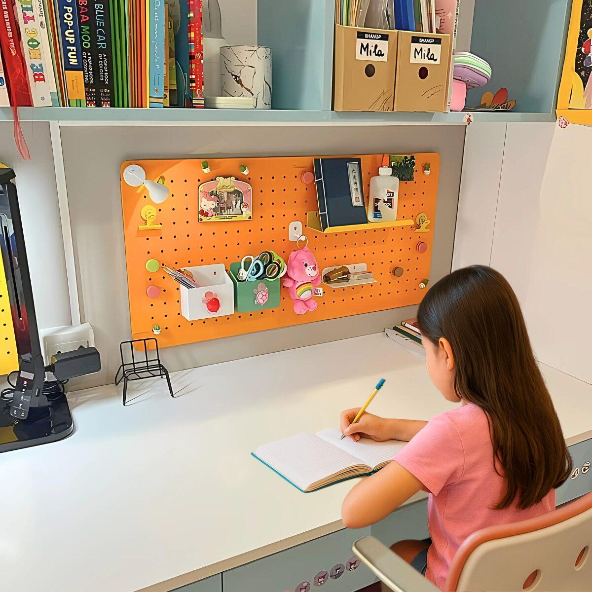 Mẫu trang trí góc học tập ở nhà cho trẻ mầm non (Nguồn: Sưu tầm)