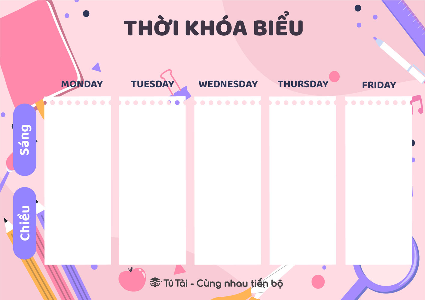 Mau thoi gian bieu file word