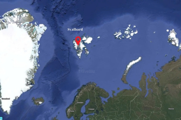 Vị trí của Svalbard trên bản đồ