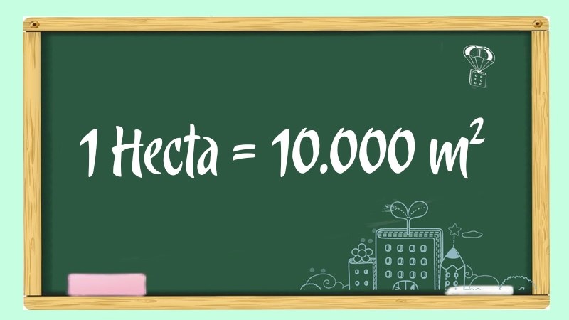 Theo định luật, 1 hecta sẽ bằng 10.000m2. (Ảnh: Sưu tầm internet)