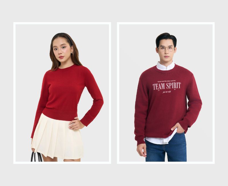 áo sweater tặng quà 3/12