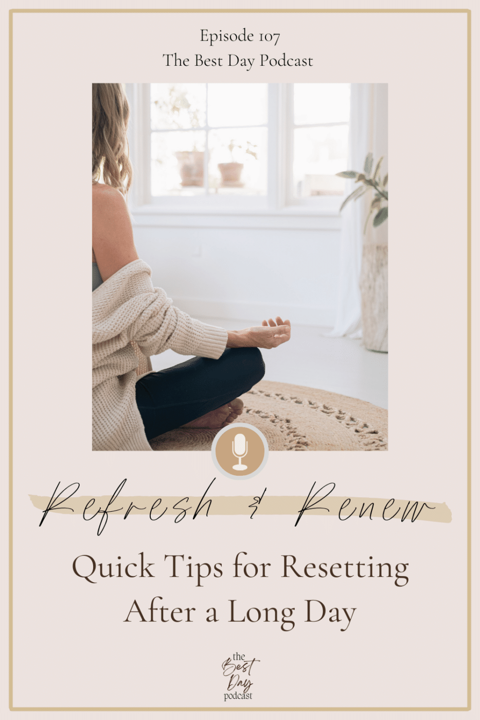 how to reset after a long day