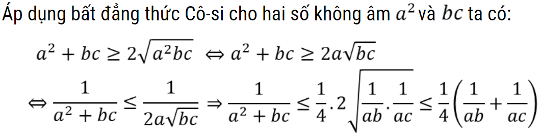 bài 3 giải 1 bất đẳng thức côsi lớp 9