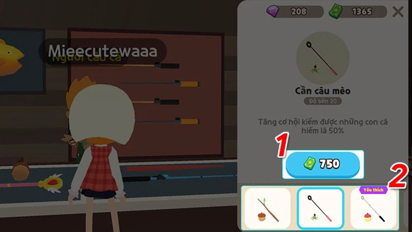 Hướng dẫn câu cá trong Play Together chi tiết