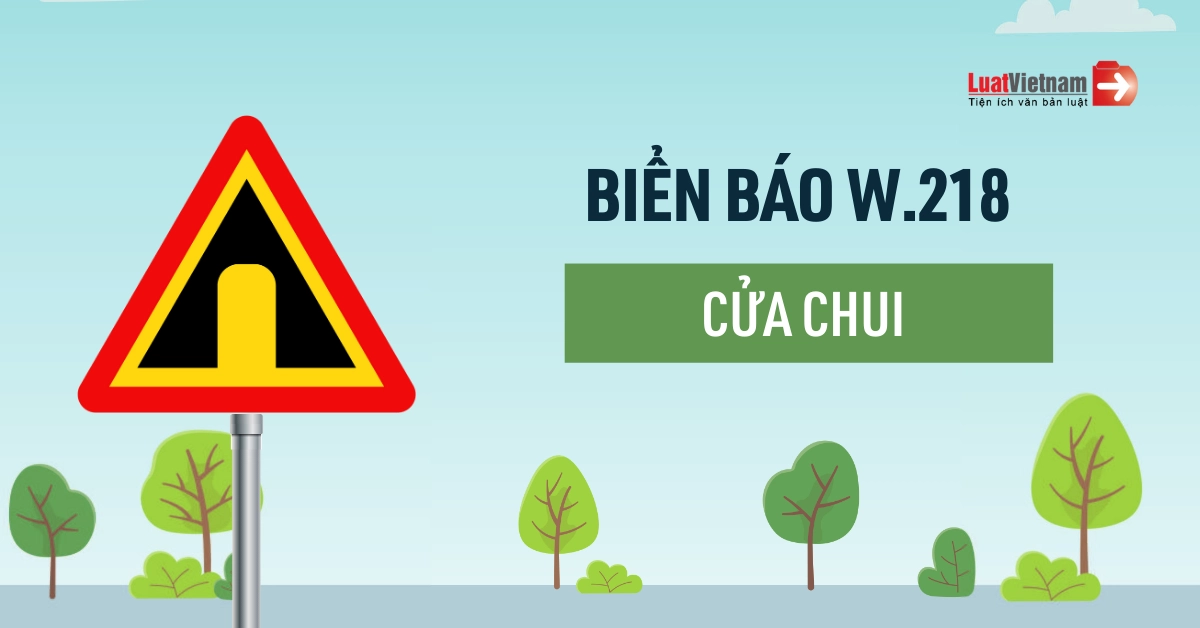 biển báo hiệu cửa chui