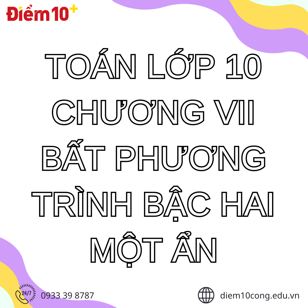 bieu thuc nao sau day la tam thuc bac hai