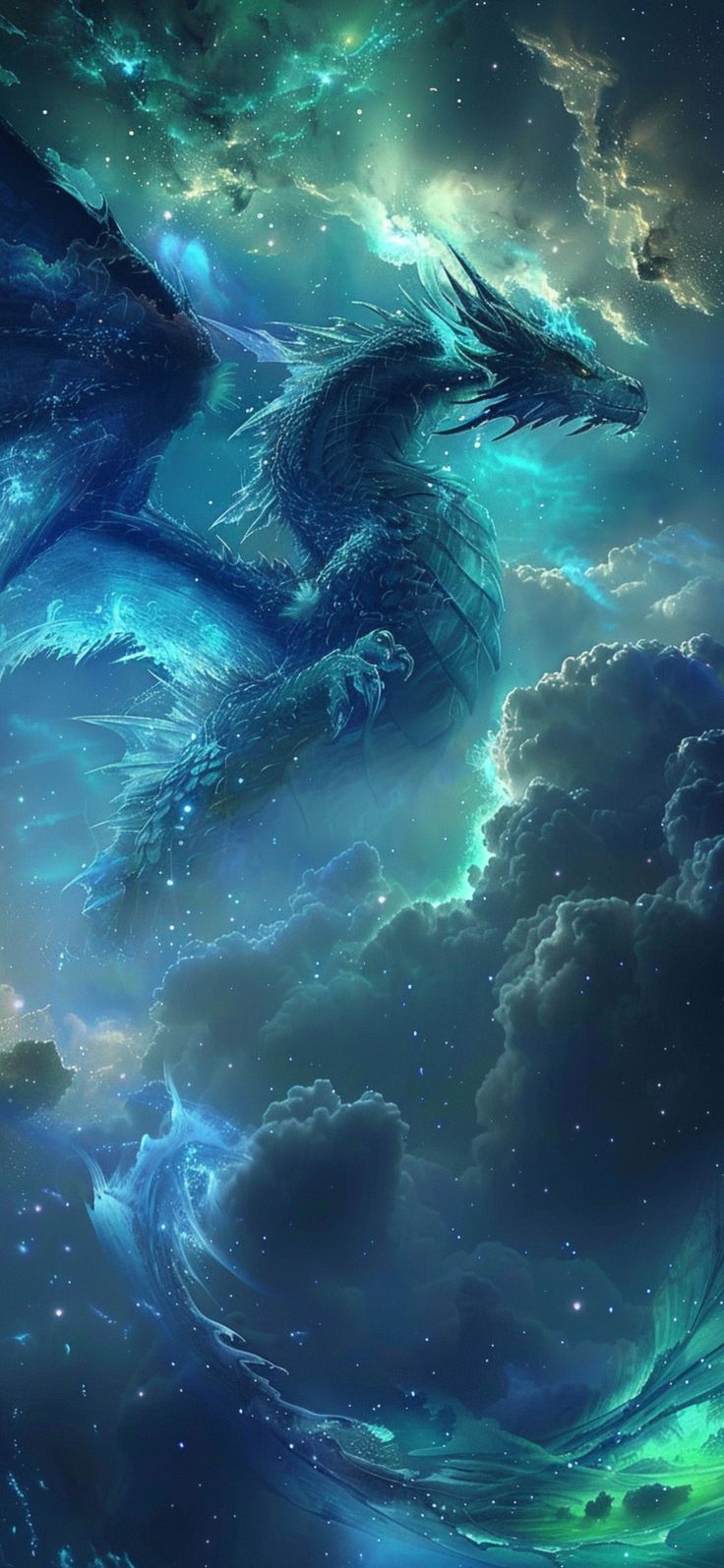 Hình nền 12 con giáp Galaxy vũ trụ tuổi mẹo