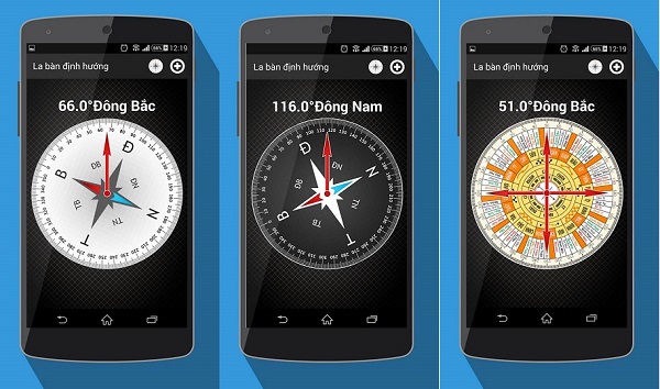 cách dùng la bàn