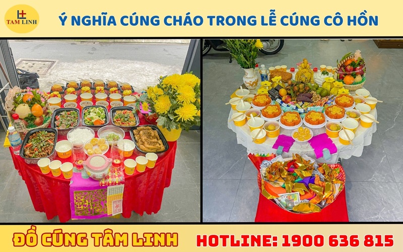 Ý nghĩa của việc cúng cháo trong lễ cúng cô hồn