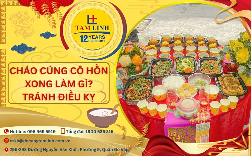 Cháo cúng cô hồn xong làm gì