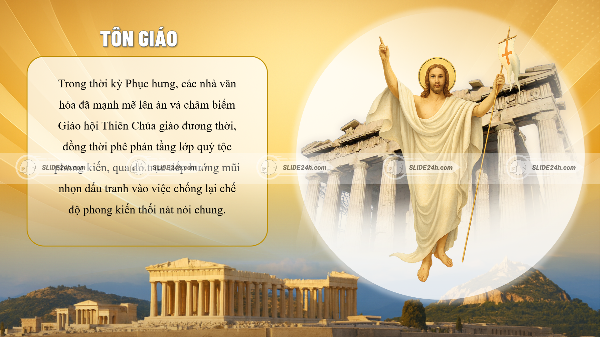 tôn giáo thời phục hưng và giáo hội thiên chúa giáo