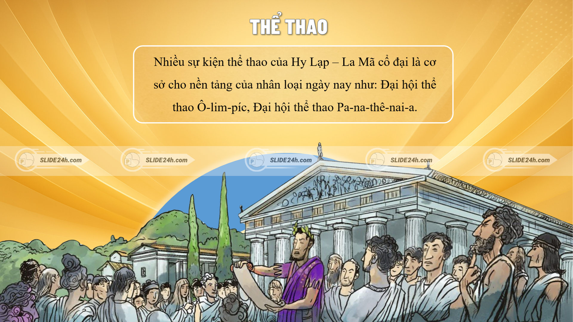 thể thao hy lạp la mã cổ đại với đại hội olympic