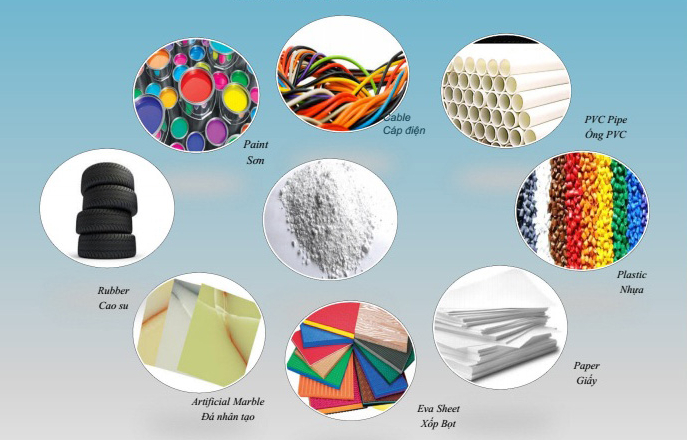 Một số ứng dụng của đá vôi - minh họa cho công thức hóa học của đá vôi