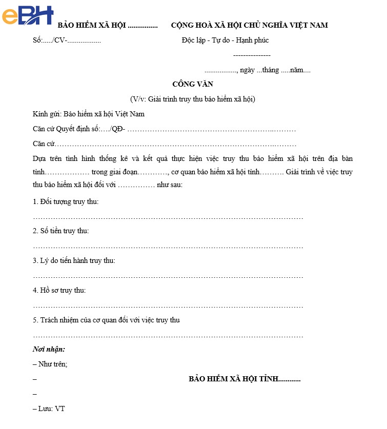 Các mẫu công văn gửi bảo hiểm xã hội doanh nghiệp 2