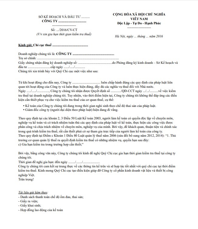 Các mẫu công văn gửi bảo hiểm xã hội doanh nghiệp 3