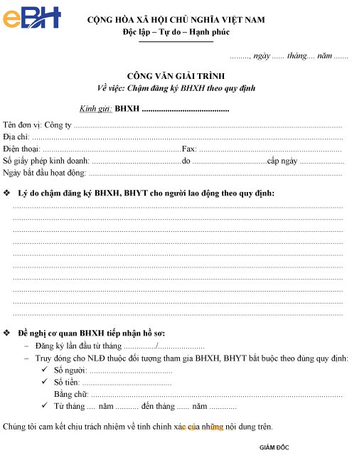 Các mẫu công văn gửi bảo hiểm xã hội doanh nghiệp 5