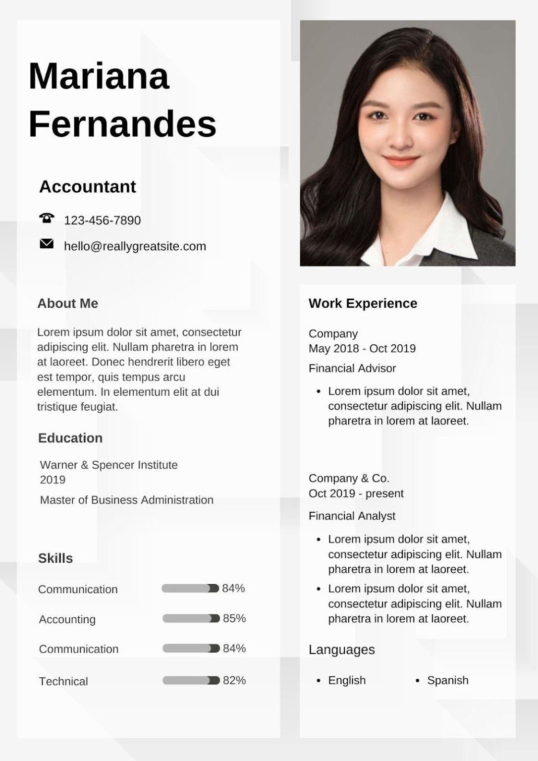 Mẫu CV kế toán tiếng Anh - image 15