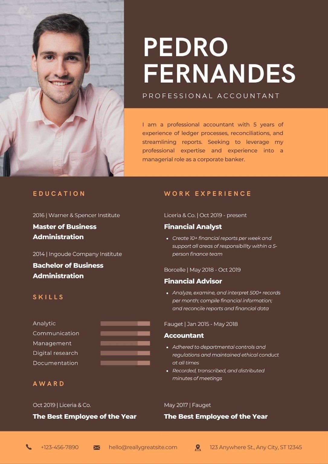 Mẫu CV kế toán tiếng Anh - image 16