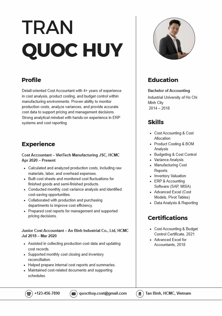 Mẫu CV kế toán tiếng Anh - image 17