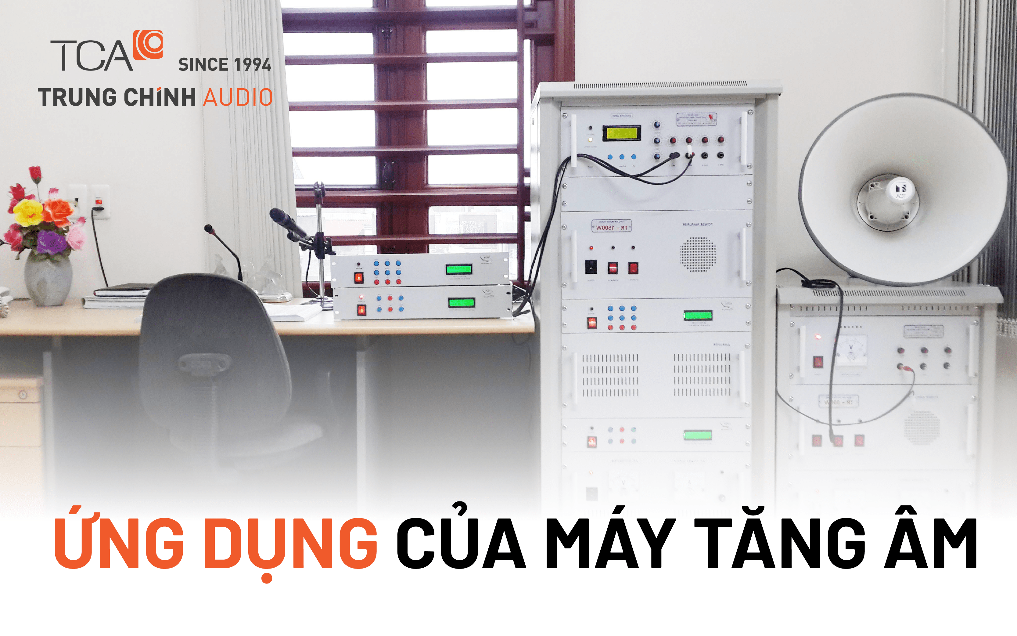 Ứng dụng của máy tăng âm trong hệ thống âm thanh