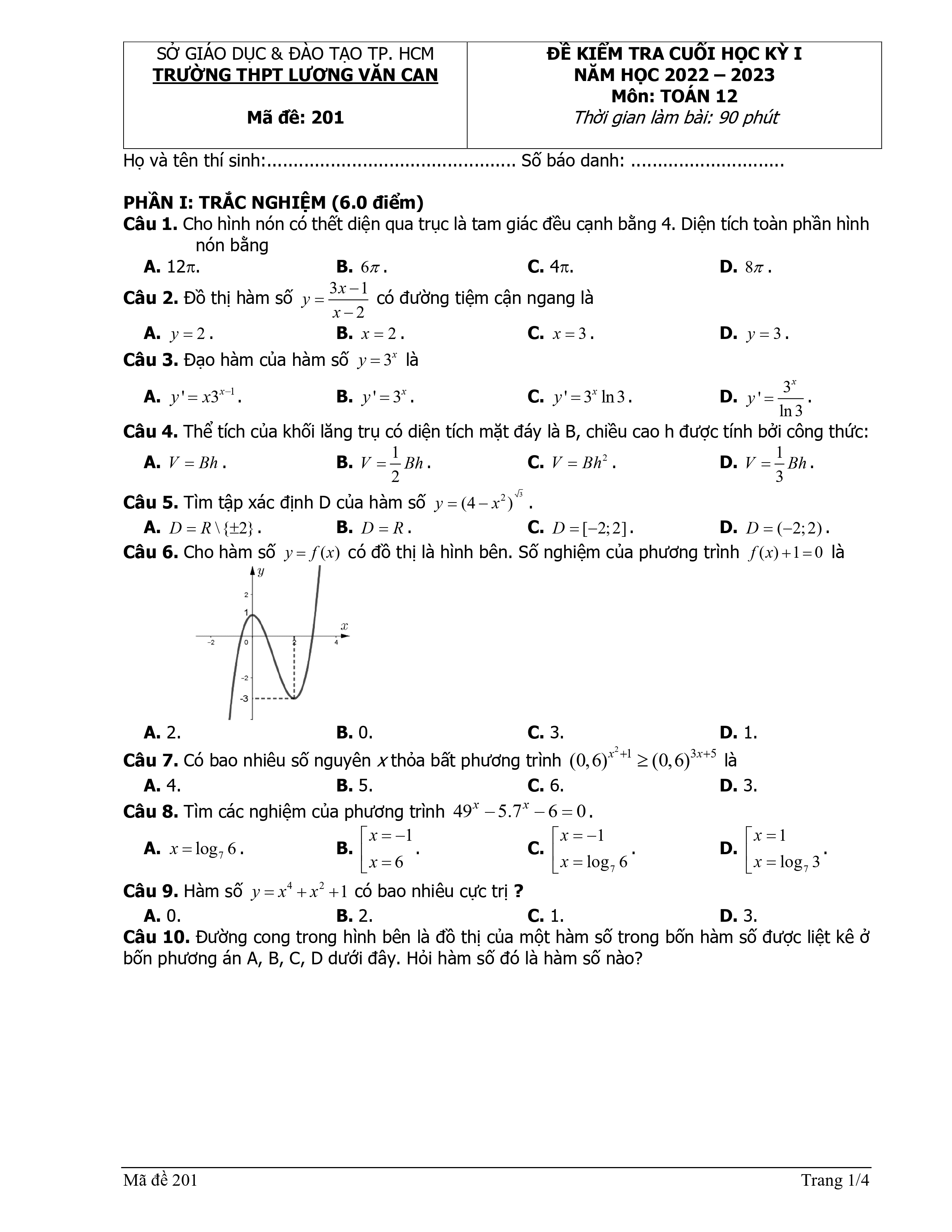 de thi hk1 toan 12 co dap an chi tiet