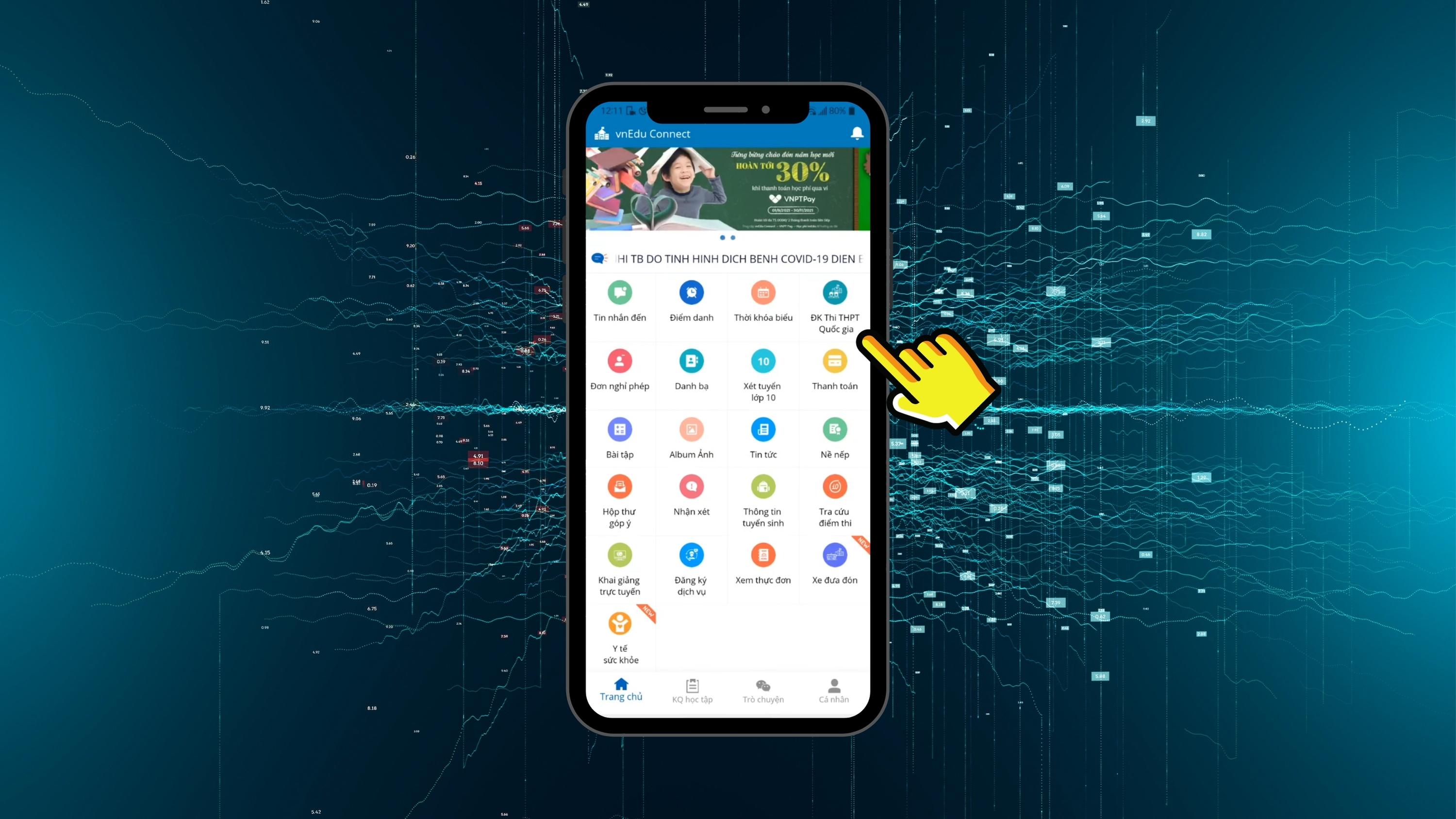 Hướng dẫn cách đăng ký xét tốt nghiệp THPT Quốc gia ngay trên vnEdu chỉ trong tích tắc - Bước 4