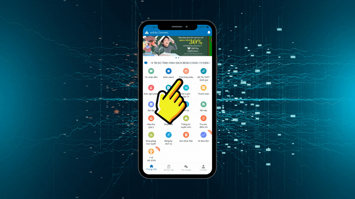 Hướng dẫn cách đăng ký xét tốt nghiệp THPT Quốc gia ngay trên vnEdu chỉ trong tích tắc - Bước 1