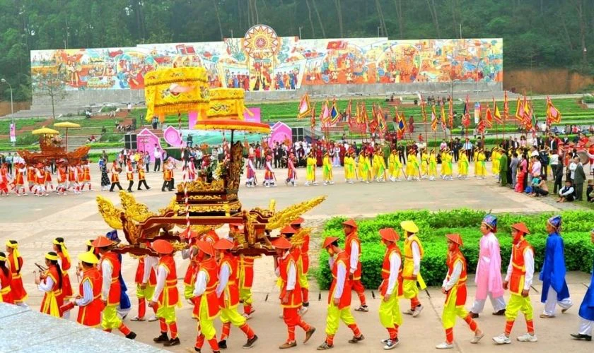 Ảnh Giỗ tổ tại đền Hùng ở Phú Thọ