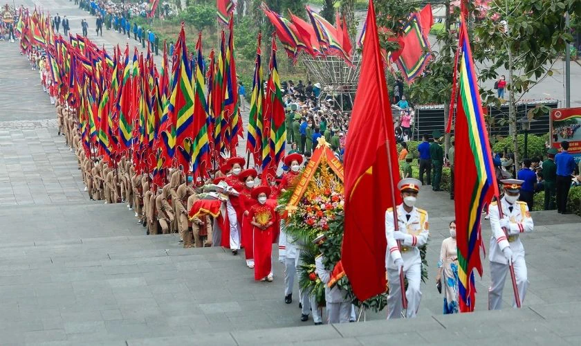 Ảnh Giỗ tổ linh thiêng tại đền Hùng ở Phú Thọ