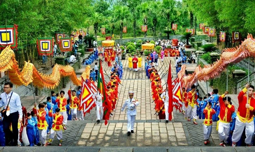 Hình ảnh lễ hội Giỗ tổ ở khắp nơi trên cả nước