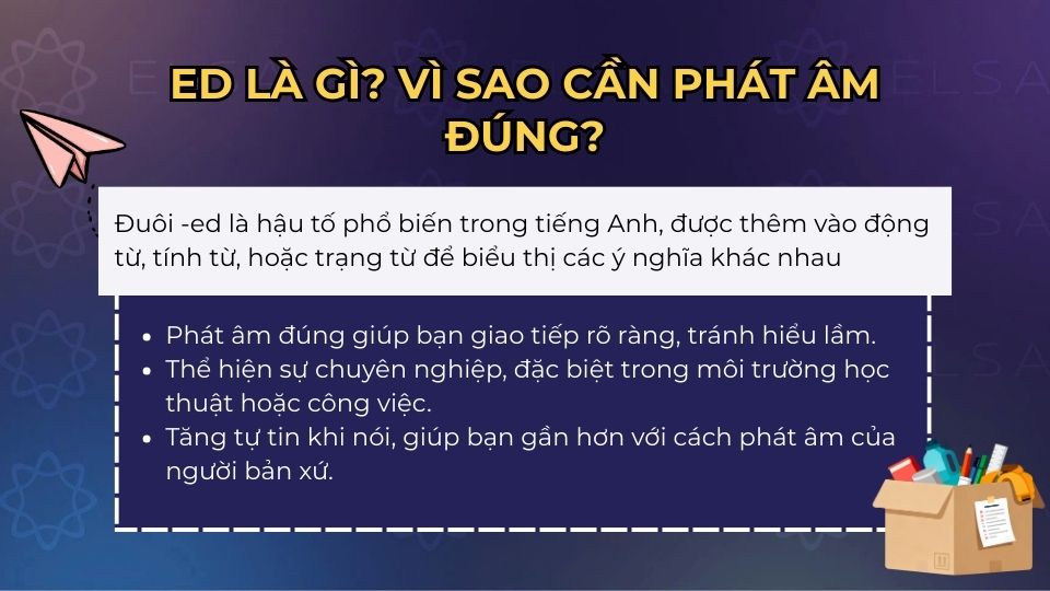 Định nghĩa ED là gì và vai trò của việc phát âm đúng ED