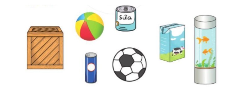 Tìm hiểu về khối trụ và khối cầu (Nguồn ảnh: Sưu tầm internet)